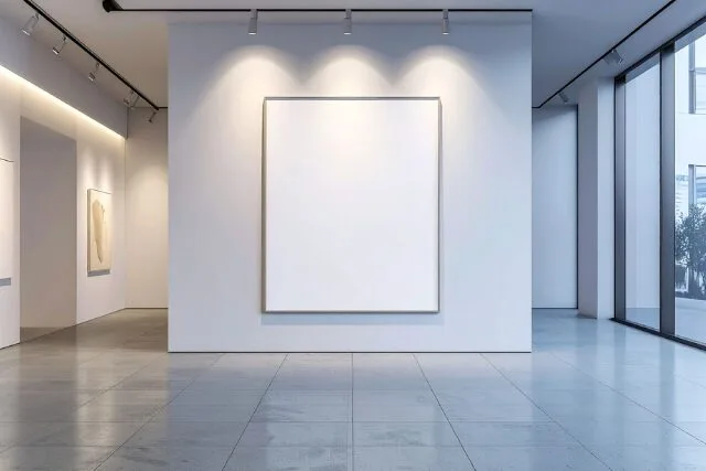 美術館の展示室の写真